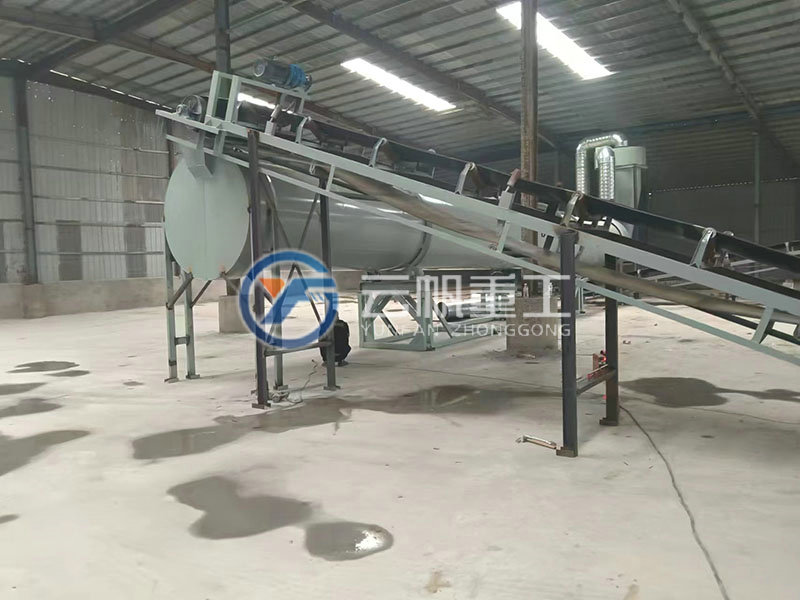 玻璃渣攪拌生產線